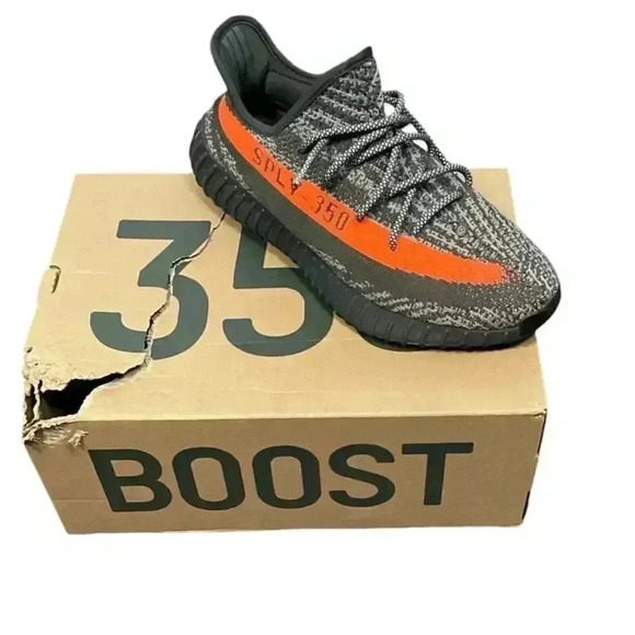 YEEZY BOOST 350 V2 Size 11 Color Carbel/Stegrey/Solred main image 9